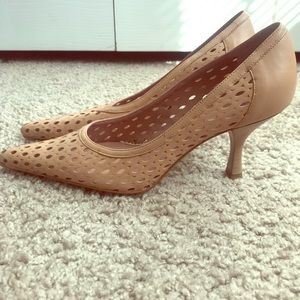 FRANCO SARTO Classic Tan Leather Pump